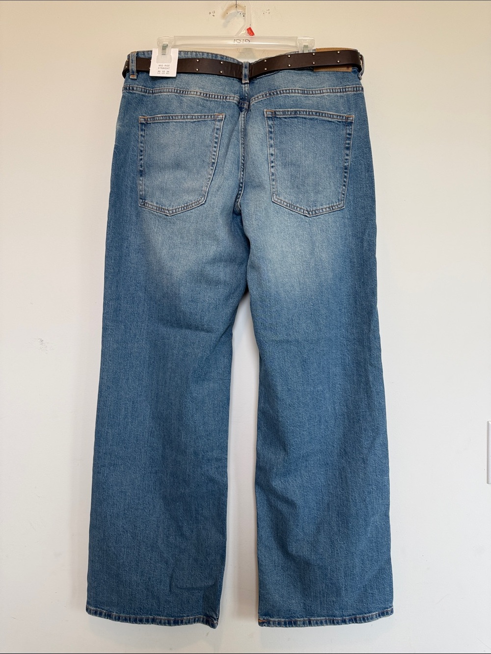 Zara Women’s Light Blue Straight-Leg Jeans - Picture 7 of 16